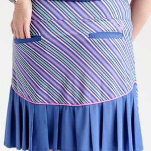 Birdies and Bows Around the Course Accordian Skort, L